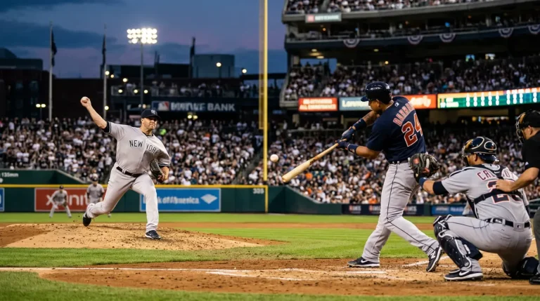 A baseball strikeout sequence with a strikeout prop bet ticket showing over 7.5 K's at decimal 1.85